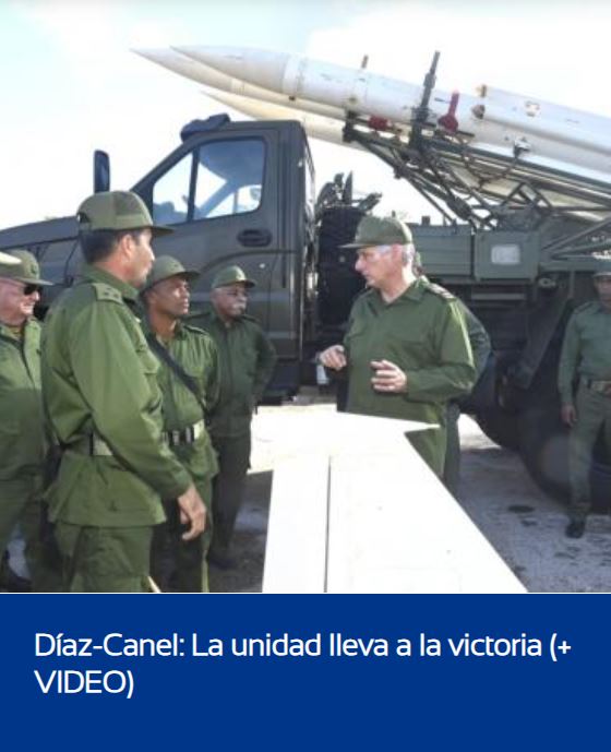 Díaz-Canel: La unidad lleva a la victoria (+ VIDEO)