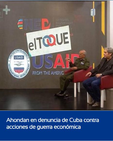 Ahondan en denuncia de Cuba contra acciones de guerra económica