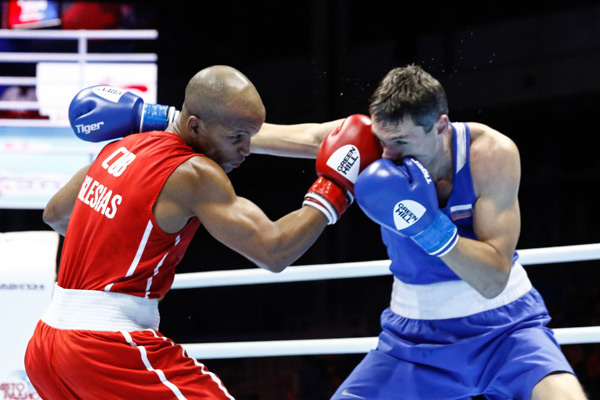 Olympisieger Roniel Iglesias, links (Symbolbild) | Bildquelle: https://t1p.de/n20j © Boxing2019 | Bilder sind in der Regel urheberrechtlich geschützt