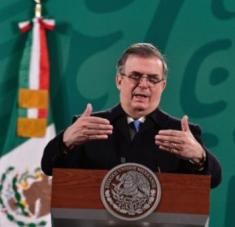 Canciller mexicano Marcelo Ebrard.