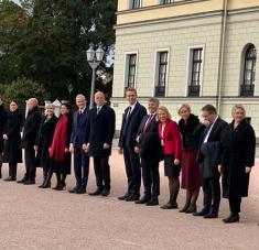 El nuevo Gabinete noruego.