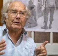 El activista argentino Adolfo Pérez Esquivel ha defendido la tesis de que los "derechos humanos y democracia son valores indivisibles". Foto: La Izquierda Diario