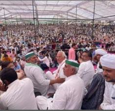 Líderes de los sindicatos del sector agrícola de India afirman que las protestas están lejos de terminar. Foto: Kisan Ekta Morcha