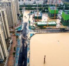 Durante el periodo de 24 horas, seis estaciones de monitoreo de Henan registraron precipitaciones superiores a los 50 milímetros. Foto: Twitter @IramsyteleSUR