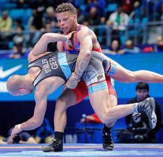 Confiamos en que Borrero salga airoso de este combate contra la Covid-19 y enrumbe a Tokio en pos de su segundo cetro olímpico. Foto: United World Wrestling