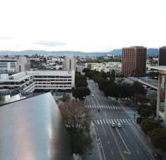 Vistas aéras de ciudades vacías ante la propagación de la pandemia del Coronavirus.