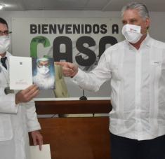 En el Centro Internacional de Salud Las Praderas, donde cumplieron un riguroso periodo de cuarentena los 52 colaboradores cubanos que enfrentaron la COVID-19 en la región de Lombardía, se produjo este sábado el esperado encuentro con el Presidente de la República y otras autoridades del país.