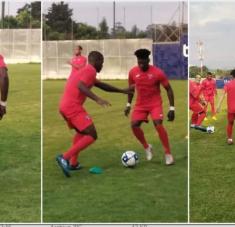 Mucha motivación y química evidenciaron los jugadortes cubanos en las sesiones de entrenamiento. Foto: tomada de Prensa Libre.