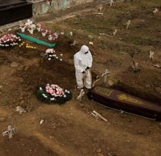 Con 159.884 decesos Brasil es el segundo país con más decesos por la Covid-19 en el mundo. Foto: Reuters