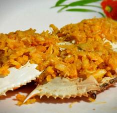 Masas de Jaiba (Callinectes sapidus) listas para ser degustadas, famosas en Antilla por nutritivas y baja en colesterol, de elevado contenido proteínico y sabor delicioso de este crustáceo que habita y procrea en las aguas del interior de la Bahía de Nipe, provincia de Holguín, Cuba