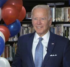 El exvicepresidente de Estados Unidos enfrentará al actual mandatario del país en las próximas elecciones en noviembre de este año. Foto: AP.