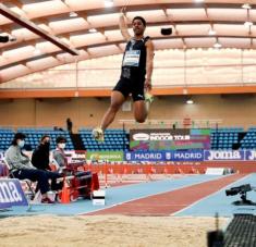 Juan Miguel se mostró imbatible, pese a estar haciendo ajustes a su técnica de salto. 