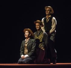 Obra Paseo de Buster Keaton. El Público, bajo la dirección del incansable Carlos Díaz, es la compañía cubana que más ha montado la obra lorquiana en las últimas décadas, desde la mismísima pieza que da nombre a la agrupación, y que para muchos era un texto irrepresentable. Fotos Yuris Nórido