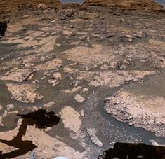 El róver se encuentra actualmente entre una zona rica en minerales arcillosos y una dominada por minerales salados llamados sulfatos. Foto: NASA