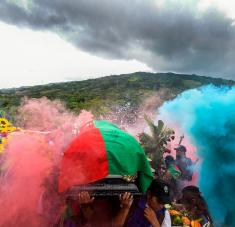 Según el Ejército, los atacantes se identificaron como "integrantes de las disidencias de las FARC". Foto: Legión Media.