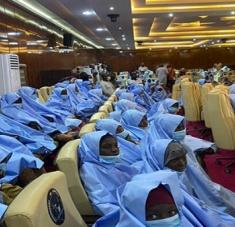 La niñas fueron recibidas en la casa de gobierno del estado nigeriano de Zamfara. Foto: @daily_trust