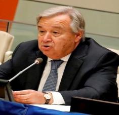 Guterres reiteró que en medio de la pandemia se resalta la necesidad imperiosa de encontrar “respuestas coherentes, multidimensionales y transversales, según la lógica interna de los Objetivos de Desarrollo Sostenible”. Foto: EFE