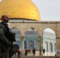 Fuerzas de ocupación israelí atacaron la Mezquita Al-Aqsa el pasado 15 de abril, con un saldo de más de un centenar de heridos. Foto: AA