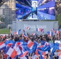 Macron ganó en unos comicios cuya la abstención fue la mayor después de medio siglo en Francia. Foto: Le Monde