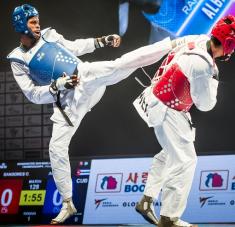 Alba gana más de tres de cada cuatro pleitos en la palestra Internacional, según estadísticas de worldtaekwondo.org.