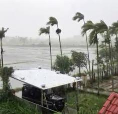 Se trata de la tormenta tropical más fuerte registrada en lo que va de año, con vientos sostenidos de 225 kilómetros por hora. Foto: Reuters.