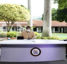 El presidente Maduro reiteró que el destino del país lo decide el pueblo en las urnas y en paz. Foto: @PresidencialVE