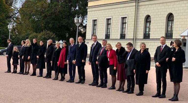 El nuevo Gabinete noruego.