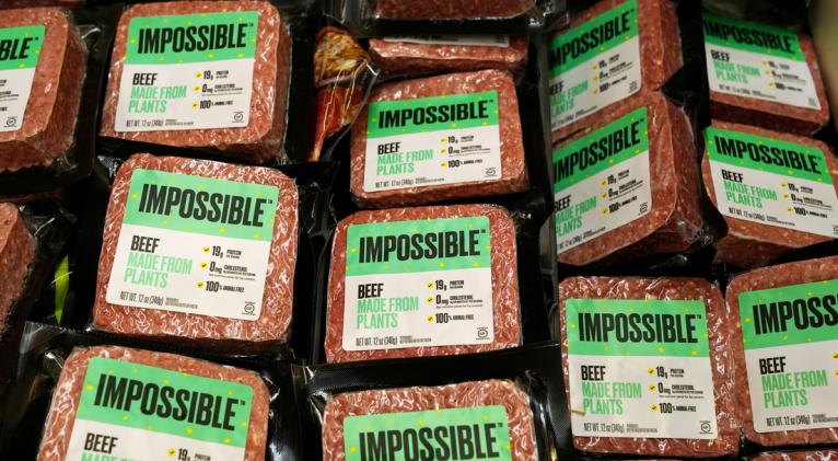 Impossible Foods, una 'start-up' estadounidense de sustitutos de la carne estaría planeando su salida a bolsa. Foto: Reuters. 