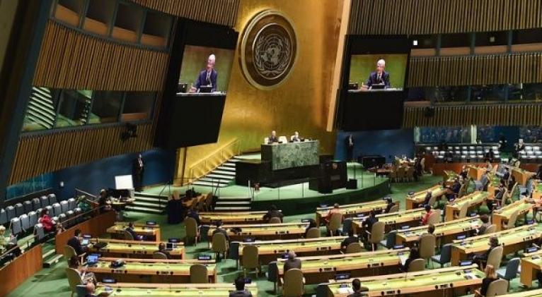 Los debates del actual periodo de sesiones de la Asamblea General han estado centrados en los desafíos del cambio climático y la pandemia de Covid-19. Foto: Noticias ONU