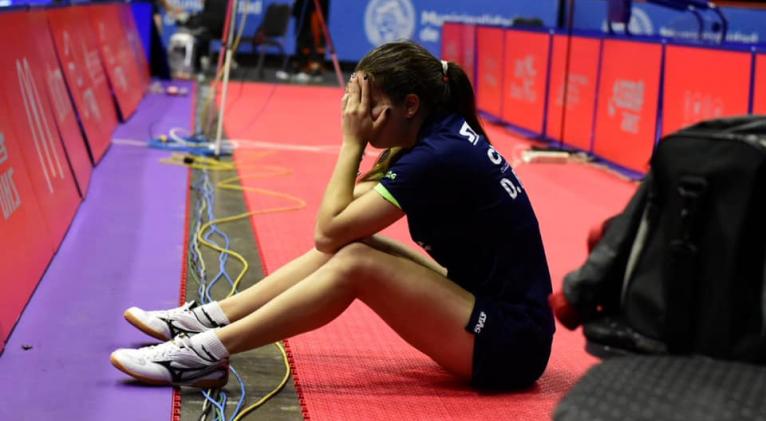 Daniela reflexiona cargada de emoción sobre su clasificación olímpica. Foto: Unión Latinoamericana de Tenis de Mesa.