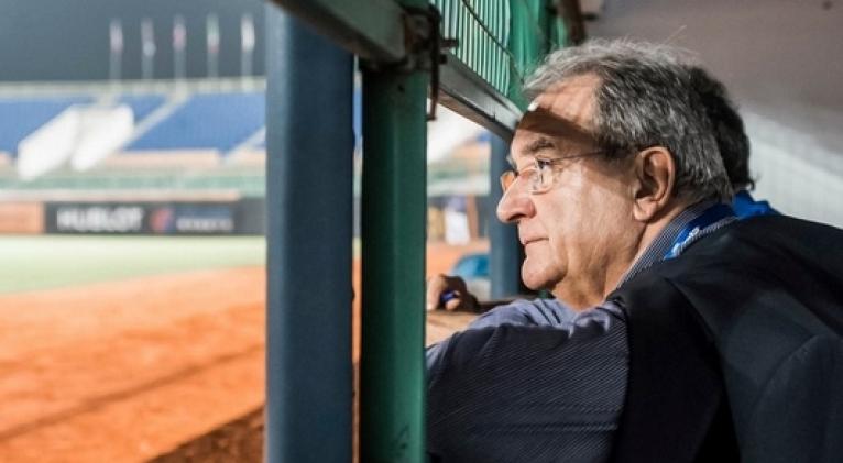 Riccardo Fraccari, presidente de la Confederación Mundial de Béisbol-Softbol (WBSC, por sus siglas en inglés).