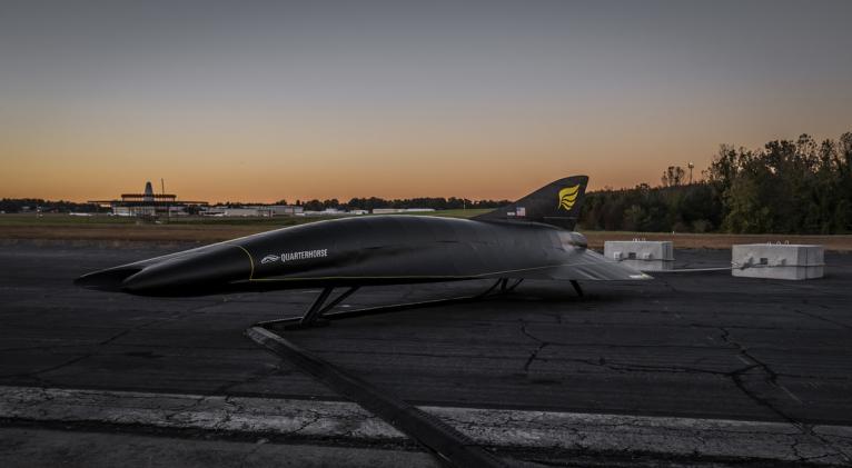 La aeronave hipersónica que construye la 'startup' estadounidense Hermeus podría cubrir la distancia de Nueva York a Londres en tan solo 90 minutos. Foto: Flickr 