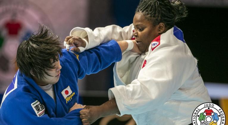 Continúa siendo Idalys la principal carta de triunfo del judo cubano. Pudiera tener una revancha frente a la francesa Romane dicko en Tiblisi. Fotos: Federación Internacional de Judo.