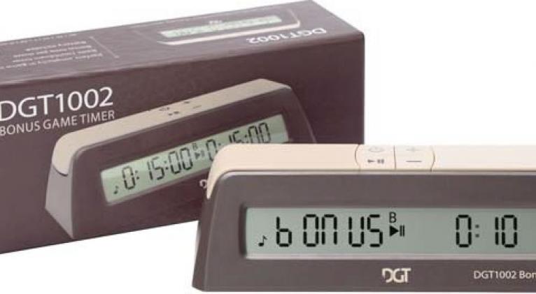 Relojes del tipo DGT 1002. Foto: Tomada de Ajedrez21