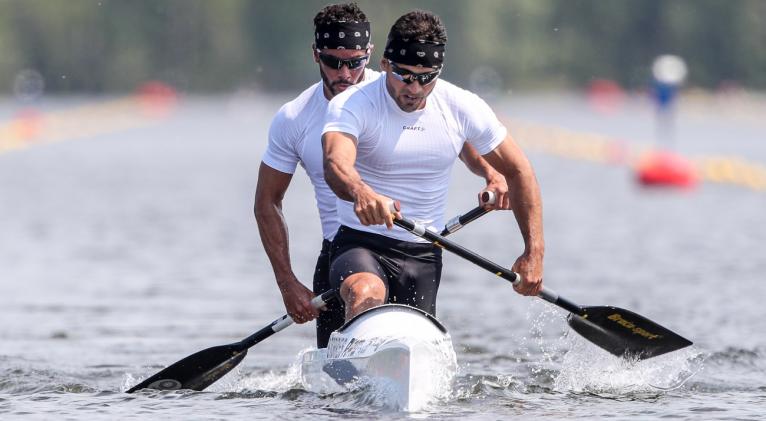 El bote del C-2 compuesto por Serguey y Fernando, se ha vuelto temible a todos los niveles. Constancia y condición de multimedallistas los avalan. Fotos: www.canoeicf.com.