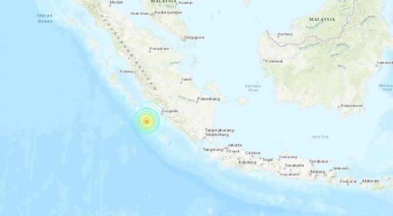 Los movimientos telúricos tuvieron lugar a unos 22 y 26 kilómetros de profundidad. Foto: earthquake.usgs.gov