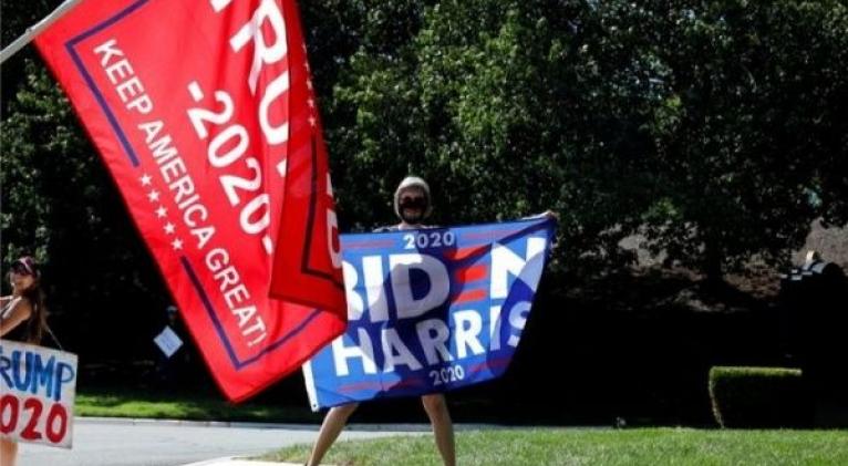 Según encuestas, el Partido Demócrata se perfila como un posible ganador con el 52% de intención de voto, frente a un 43% para Trump. Foto: Reuters