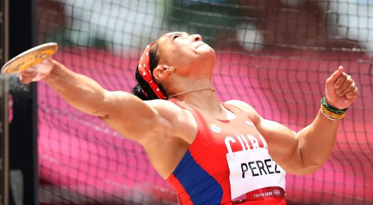 Yaimé Pérez se consolidó como la atleta más estable de Cuba durante el ciclo que culminó en Tokio, pues además de su bronce olímpico patentó dos coronas de la Liga del Diamante. foto. Getty.