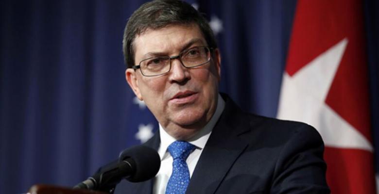 El canciller cubano Bruno Rodríguez Parrilla
