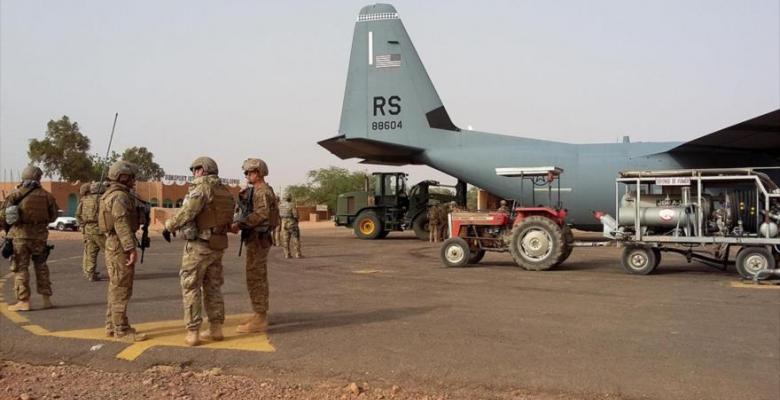Fuerzas estadounidenses desplegadas en Níger.