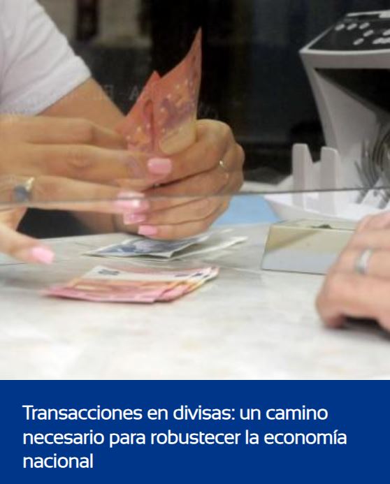 Transacciones en divisas: un camino necesario para robustecer la economía nacional