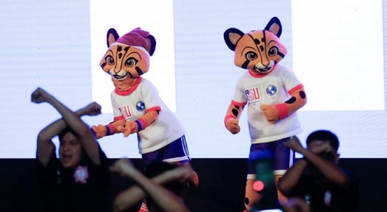 Unos simpáticos gatos monteses que representan la esencia del deporte. Foto: Panam Sport