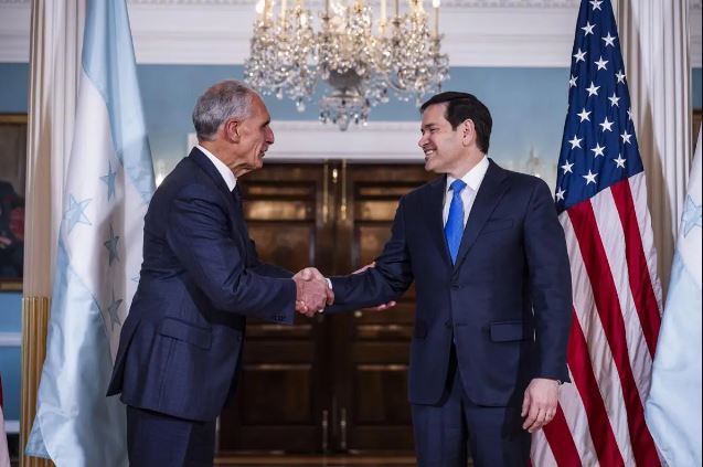 Asfura y Marco Rubio