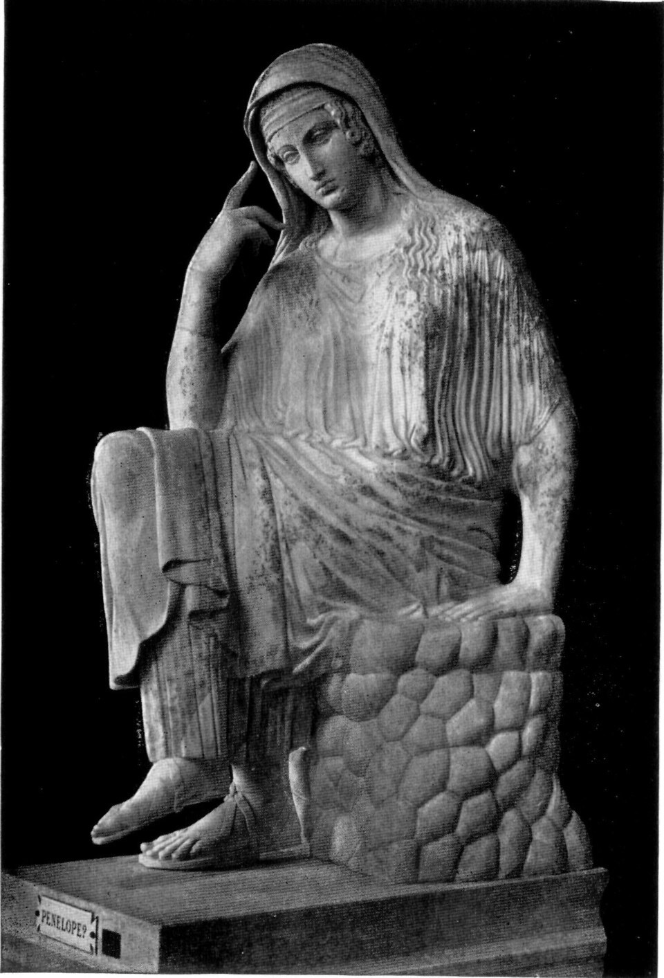 Penélope pensativa esperando a Ulises (a C.)