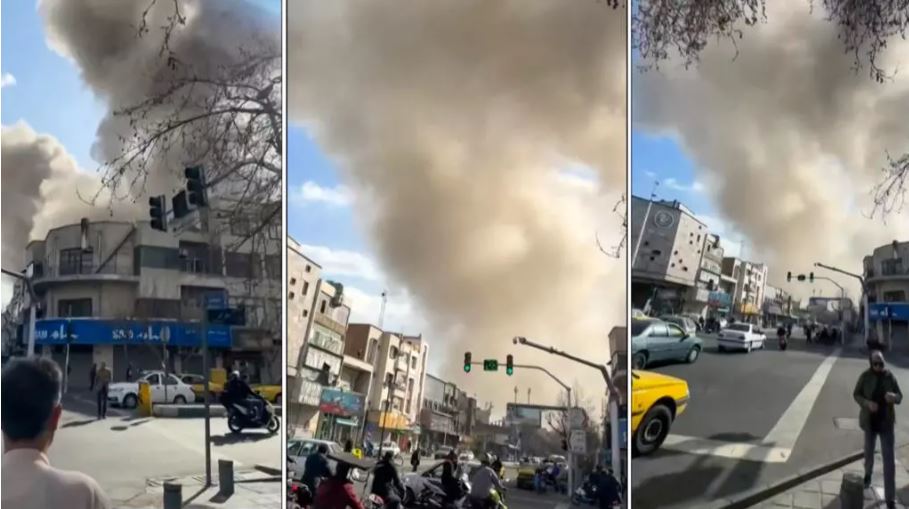 Bombardeos estadounidenses sobre Teheran Irán