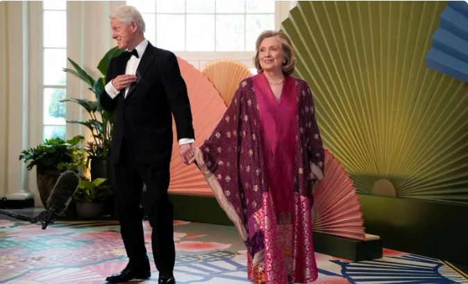 Bill Clinton y su esposa Hllary