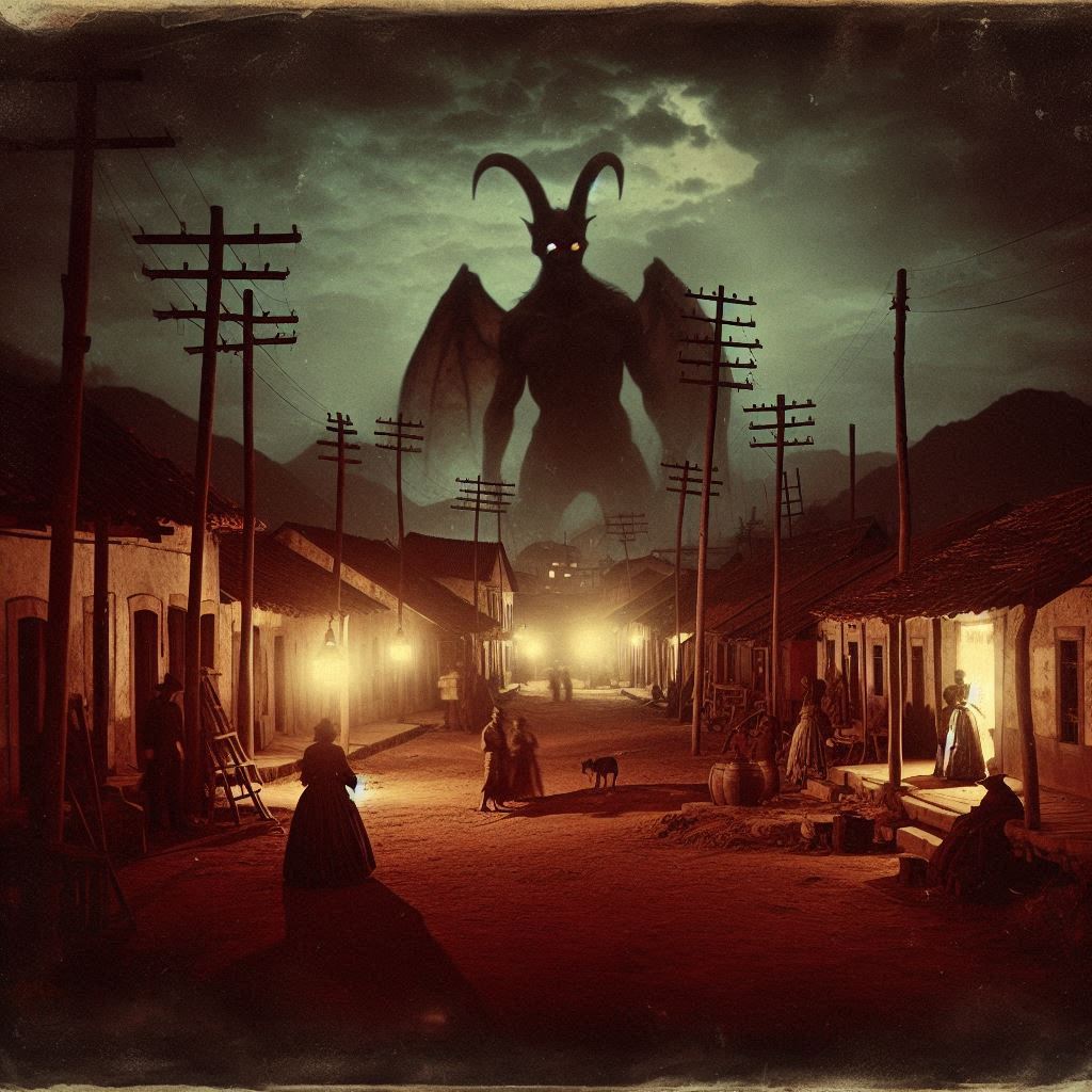 Diablo colorao de Remedios. Imagen generada con Inteligencia Artificial