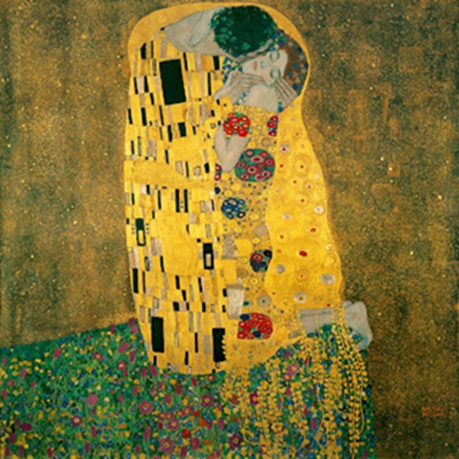 El beso, de Gustav klimt. El beso, de Gustav klimt.