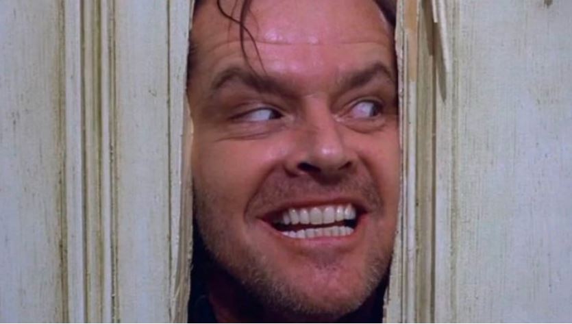 Jack Nicholson como Jack Torrance en "The Shining"
