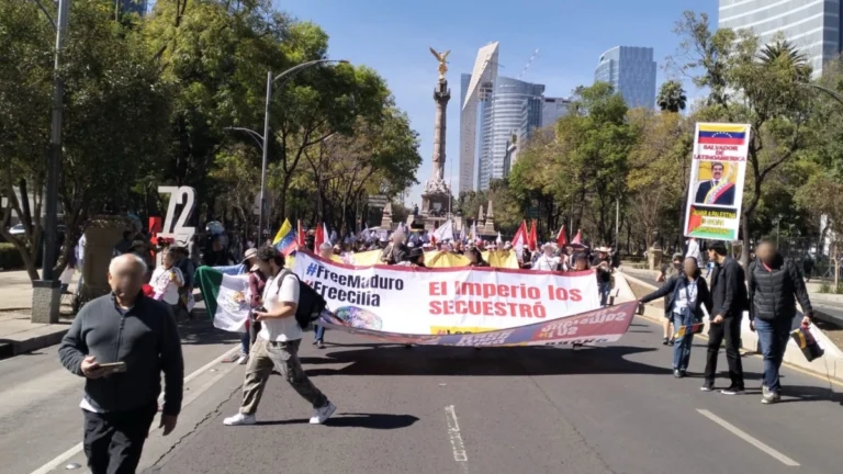 March in Mexico.